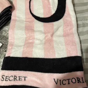 Victoria’s Secret striped blanket